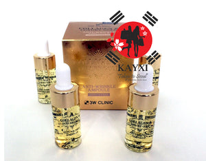 [3W CLINIC] Collagen & Luxury Gold  Anti-Wrinkle Ampoule 13ml x 4
