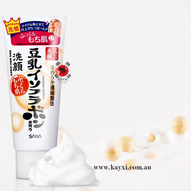 [SANA NAMERAKA] Honpo Soymilk Isoflavone Cleansing Wash Face Foam Light Type 150g