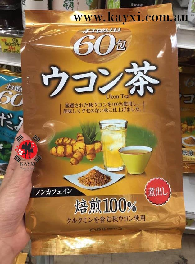 [ORIHIRO] Ukon Turmeric Tea 60 Tea Bags