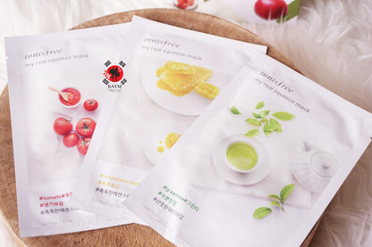 [INNISFREE] My Real Squeeze Mask -Tomato - 20ml