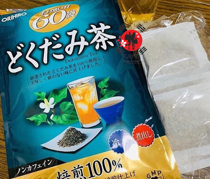 [ORIHIRO] Dokudami Tea Houttuynia Cordata 60 Teabags