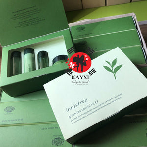[INNISFREE] Green Tea Special Kit EX Mini 4 Items Kit Total 75ml