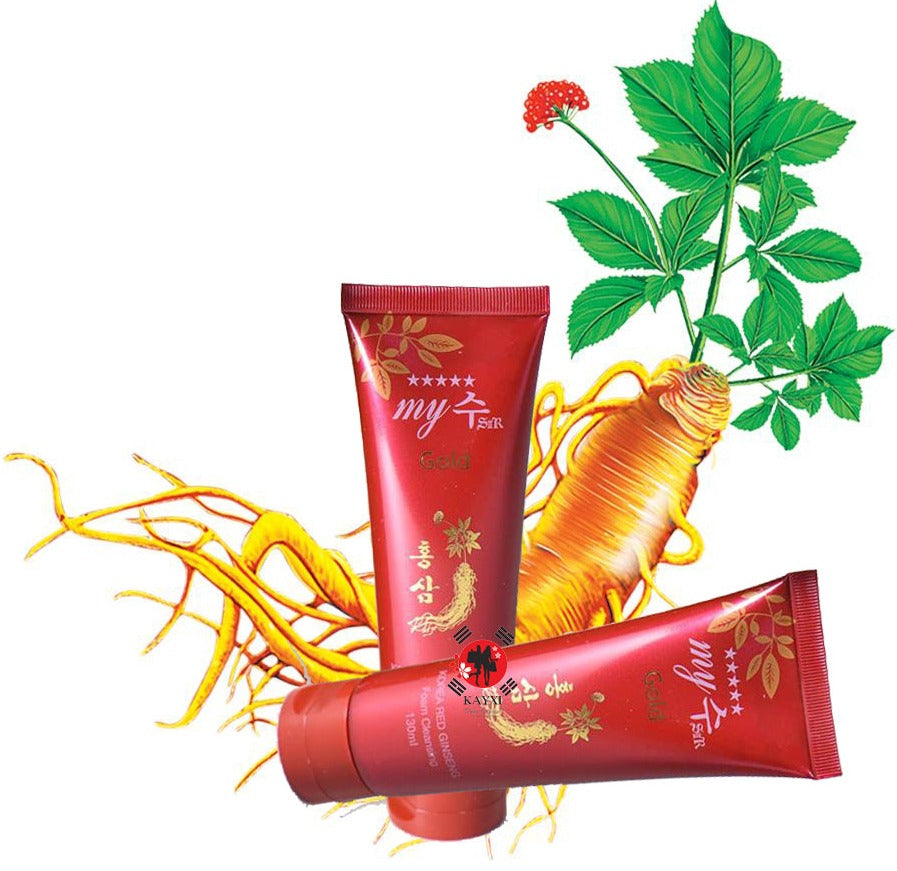 [MY JIN] ‘GOLD’ Korea Red Ginseng Cleansing Foam 130ml