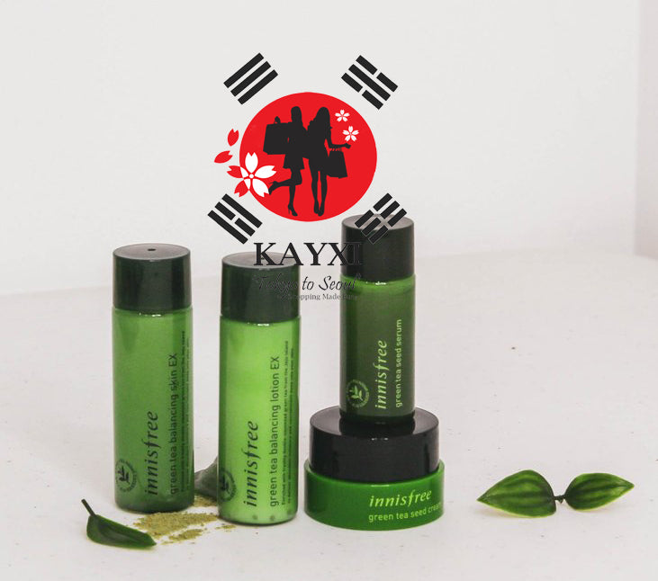 [INNISFREE] Green Tea Special Kit EX Mini 4 Items Kit Total 75ml