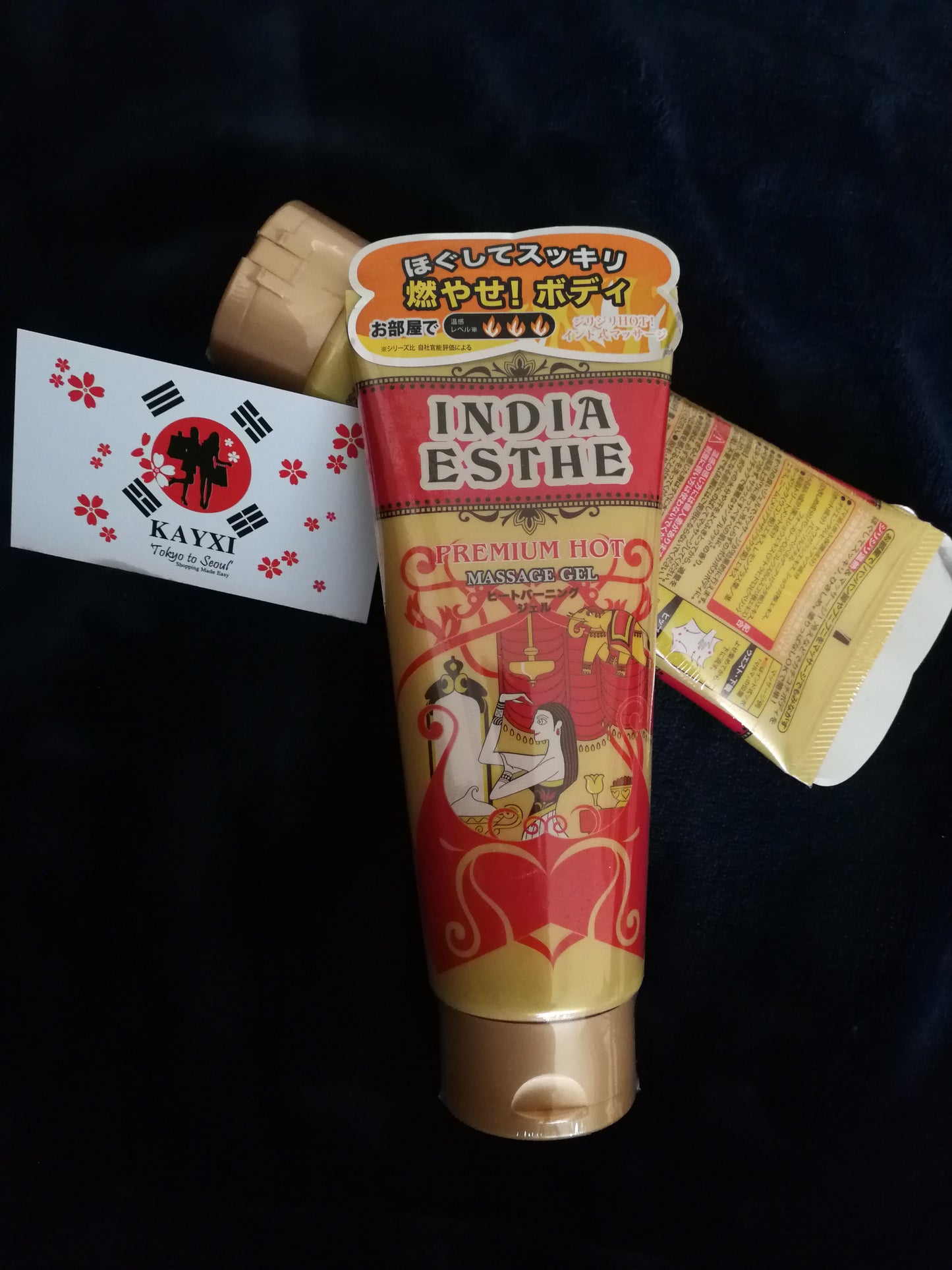[BISON] India Esthe Heat Burning Gel Premium Hot 220g Leave On Formula, NO RINSING required