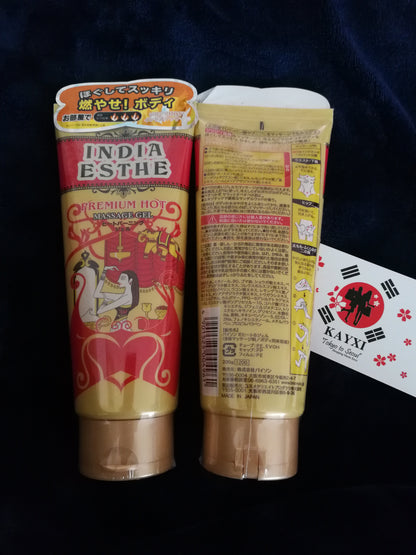 [BISON] India Esthe Heat Burning Gel Premium Hot 220g Leave On Formula, NO RINSING required