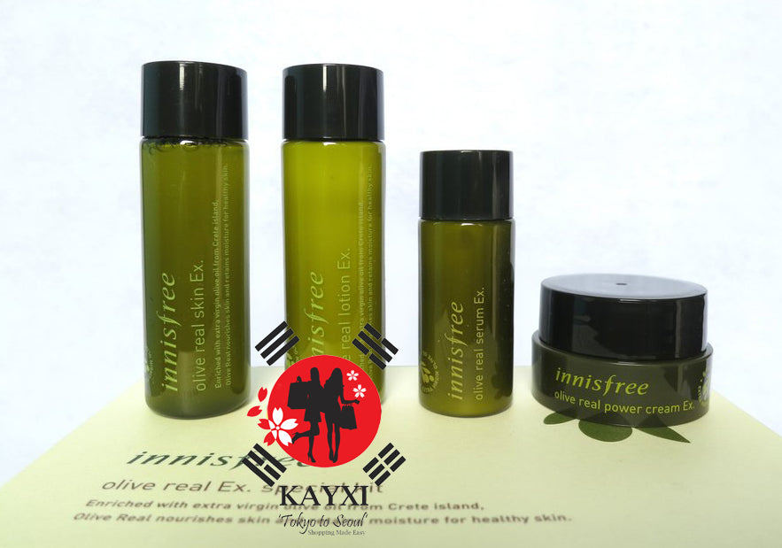 [INNISFREE] Olive Real EX. Special Kit Mini 4 Items Kit Total 75ml