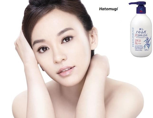 [KUMANO COSME]  Hatomugi UV Care Moisturising Gel SPF31 PA +++ 250ml