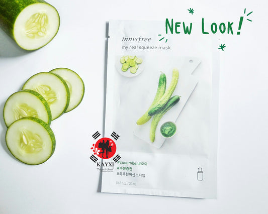 [INNISFREE] My Real Squeeze Mask - Cucumber - 20ml