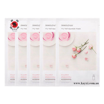 [INNISFREE] My Real Squeeze Mask  - Rose  20ml