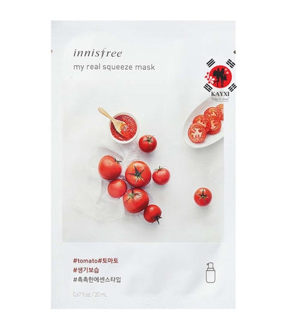 [INNISFREE] My Real Squeeze Mask -Tomato - 20ml