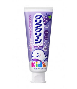 [KAO] Kids Clear Clean Toothpaste GRAPE Flavour 70g (JP)