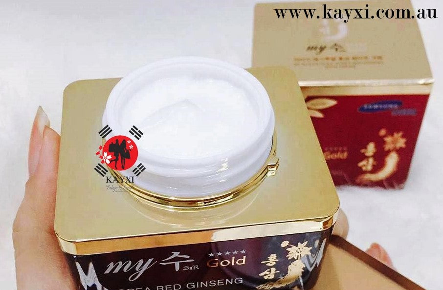 [MY JIN] GOLD Korea Red Ginseng  Aqua Wrinkle & Whitening Cream 50ml