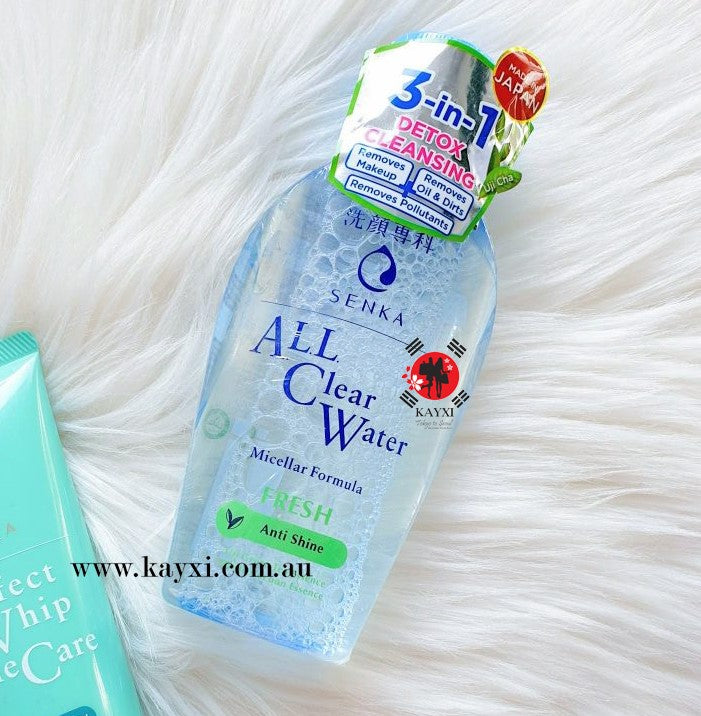 [SHISEIDO] Senka All Clear Micellar Water FRESH ANTI-SHINE 230ml (45% OFF)