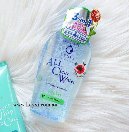[SHISEIDO] Senka All Clear Micellar Water FRESH ANTI-SHINE 230ml (45% OFF)