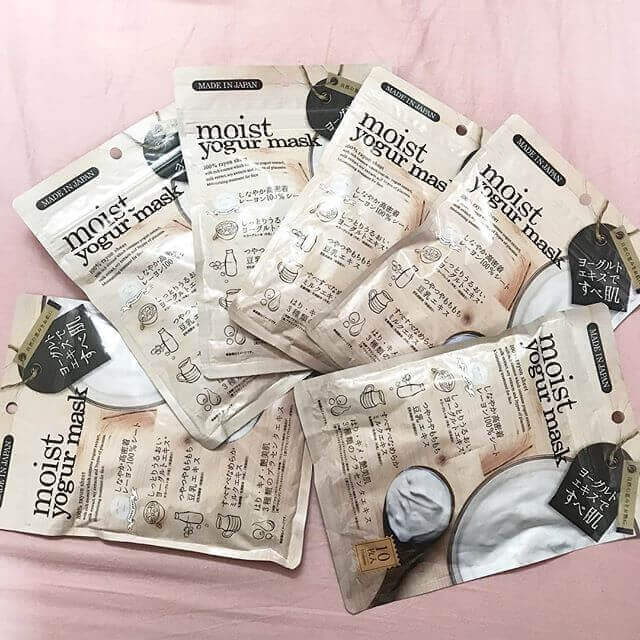 [JAPAN GALS] Moist Yogur Mask 10 Sheets