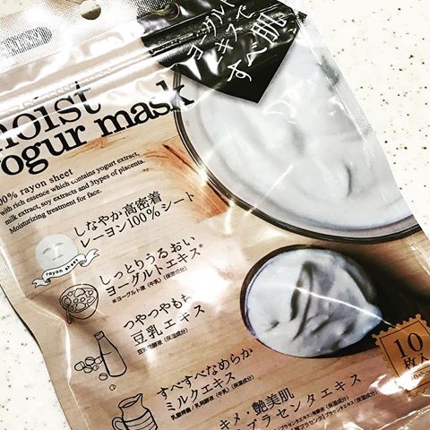 [JAPAN GALS] Moist Yogur Mask 10 Sheets