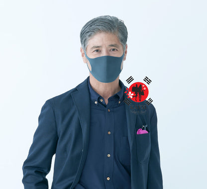 [ARAX] Pitta Mask – Navy Anti-Pollution Face Mask 3 pcs