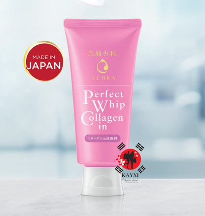 [SHISEIDO] Senka Perfect Whip Collagen In Facial Foam Cleanser 120g