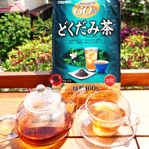 [ORIHIRO] Dokudami Tea Houttuynia Cordata 60 Teabags