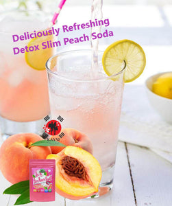 [SMILS CAFÉ SERIES] Slim Peach Soda Detox Drink 100g
