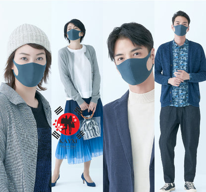 [ARAX] Pitta Mask – Navy Anti-Pollution Face Mask 3 pcs