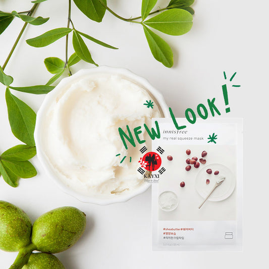 [INNISFREE] My Real Squeeze Mask - Shea Butter - 20ml