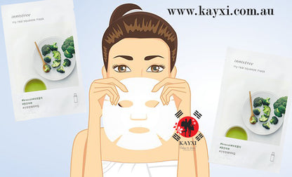 [INNISFREE] My Real Squeeze Mask - Broccoli 20ml