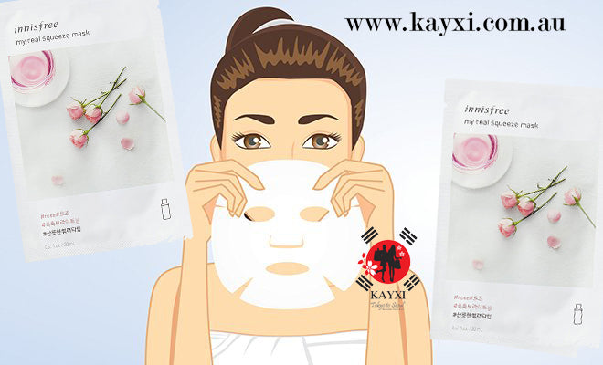 [INNISFREE] My Real Squeeze Mask  - Rose  20ml