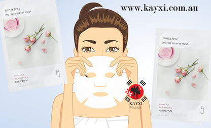 [INNISFREE] My Real Squeeze Mask  - Rose  20ml