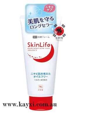 [COW BRAND] SKIN LIFE Medicated Acne Care Cleansing Foam 130g