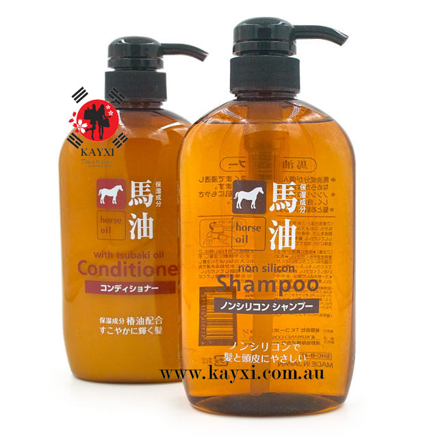 [KUMANO COSMETICS] Horse Oil With Tsubaki Oil Conditioner 600ml