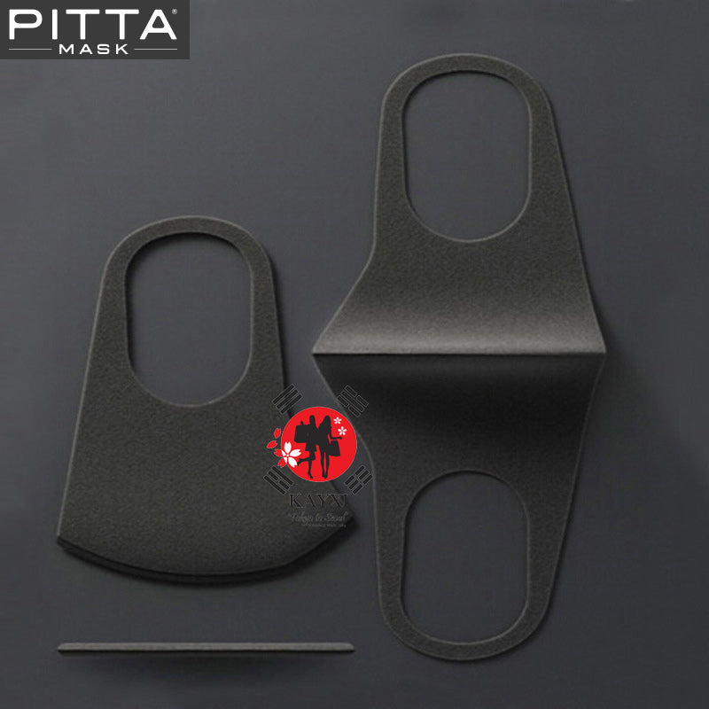 [ARAX]  Pitta Mask - Gray  Anti-Pollution Face Mask 3 pcs