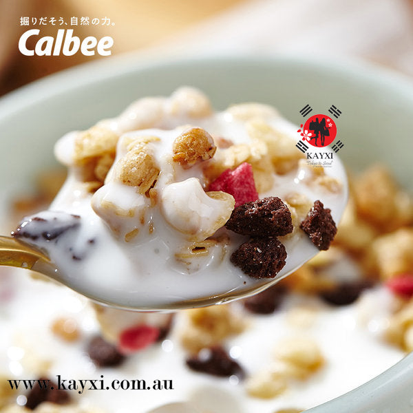 [CALBEE] Fruit Granola Cereal (Chocolate Crunch & Banana) 700g