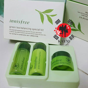 [INNISFREE] Green Tea Balancing Special Kit Mini 3 Items Kit Total 35ml