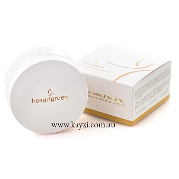 [BEAUU GREEN] Collagen & Gold Hydrogel Eye Patch 60pcs - 30pairs (60% OFF)