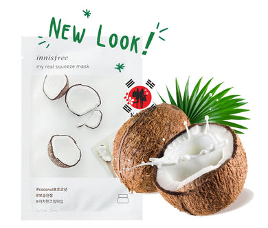 [INNISFREE] My Real Squeeze Mask - Coconut - 20ml