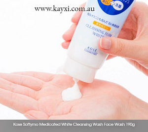 [KOSE] Softymo Medicated White Cleansing Wash 190g
