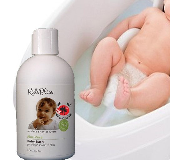 [KIDS BLISS] *A Safer & Brighter Kids Future* Baby Bath – Aloe Vera 250ml