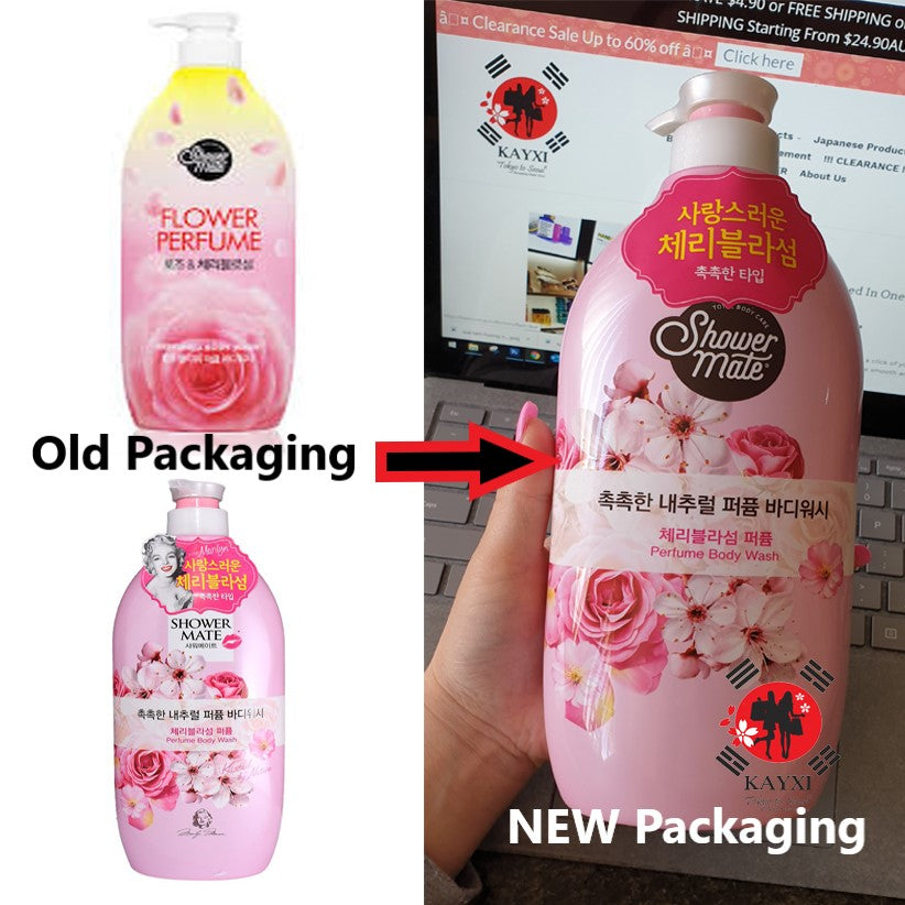 [AEKYUNG] Shower Mate - Total Body Care NATURAL Perfume Body Wash 900g