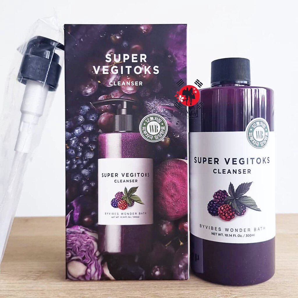 [BY VIBES - WONDERBATH] Super Vegitoks Cleanser - PURPLE  300ml