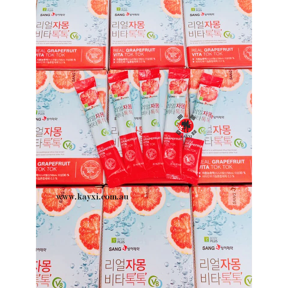 [SANG A] Real Grapefruit Vita Tok Tok  20g x 30 Sachets