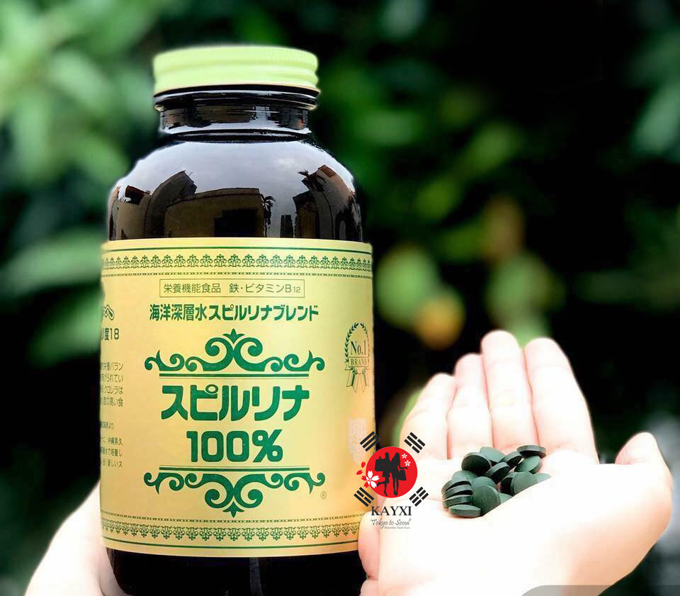 [JAPAN ALGAE] Spirulina 100% Japanese Algae 2300 Tablets