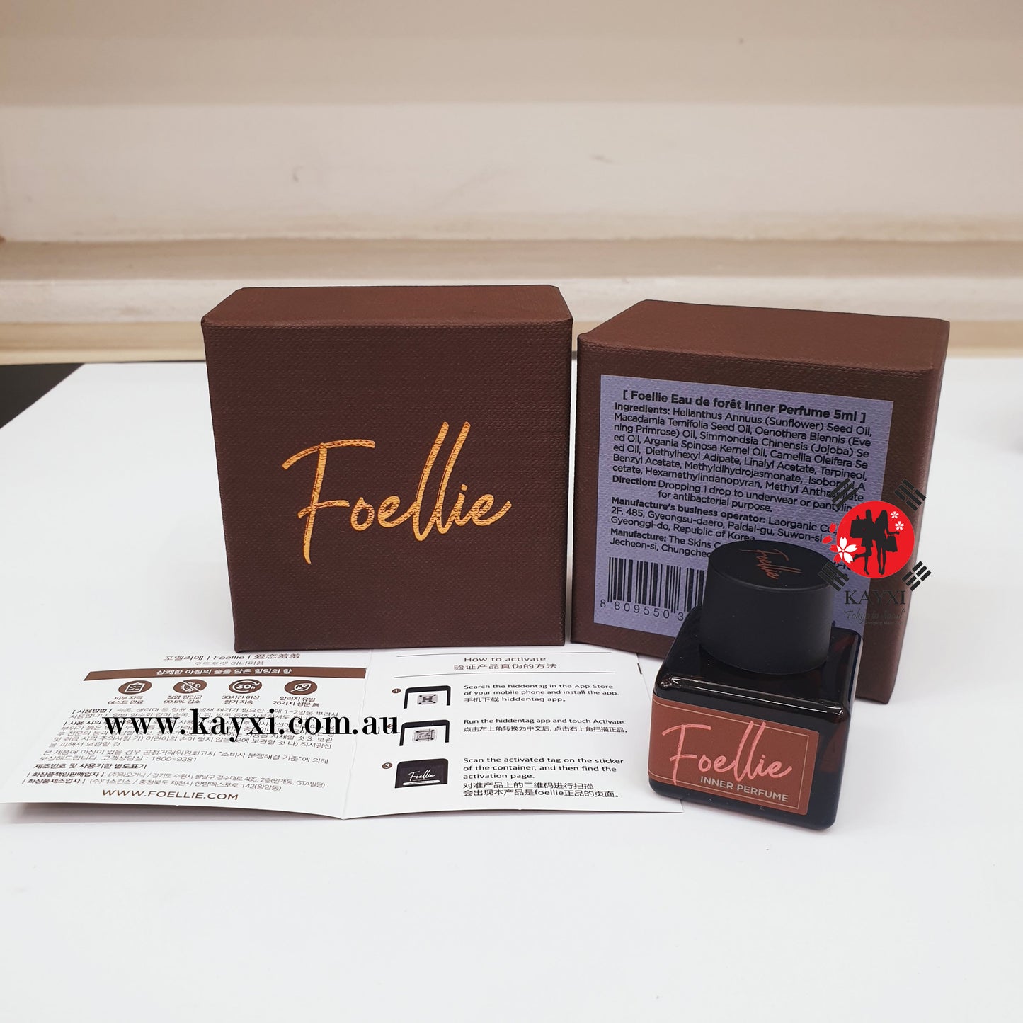 [FOELLIE] Feminine Hygiene  Eau de Foret Inner Perfume 5ml