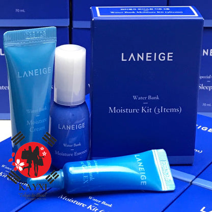 [LANEIGE]  Water Bank  Moisture Kit  3 Items (Sample Size)***(50% OFF)***