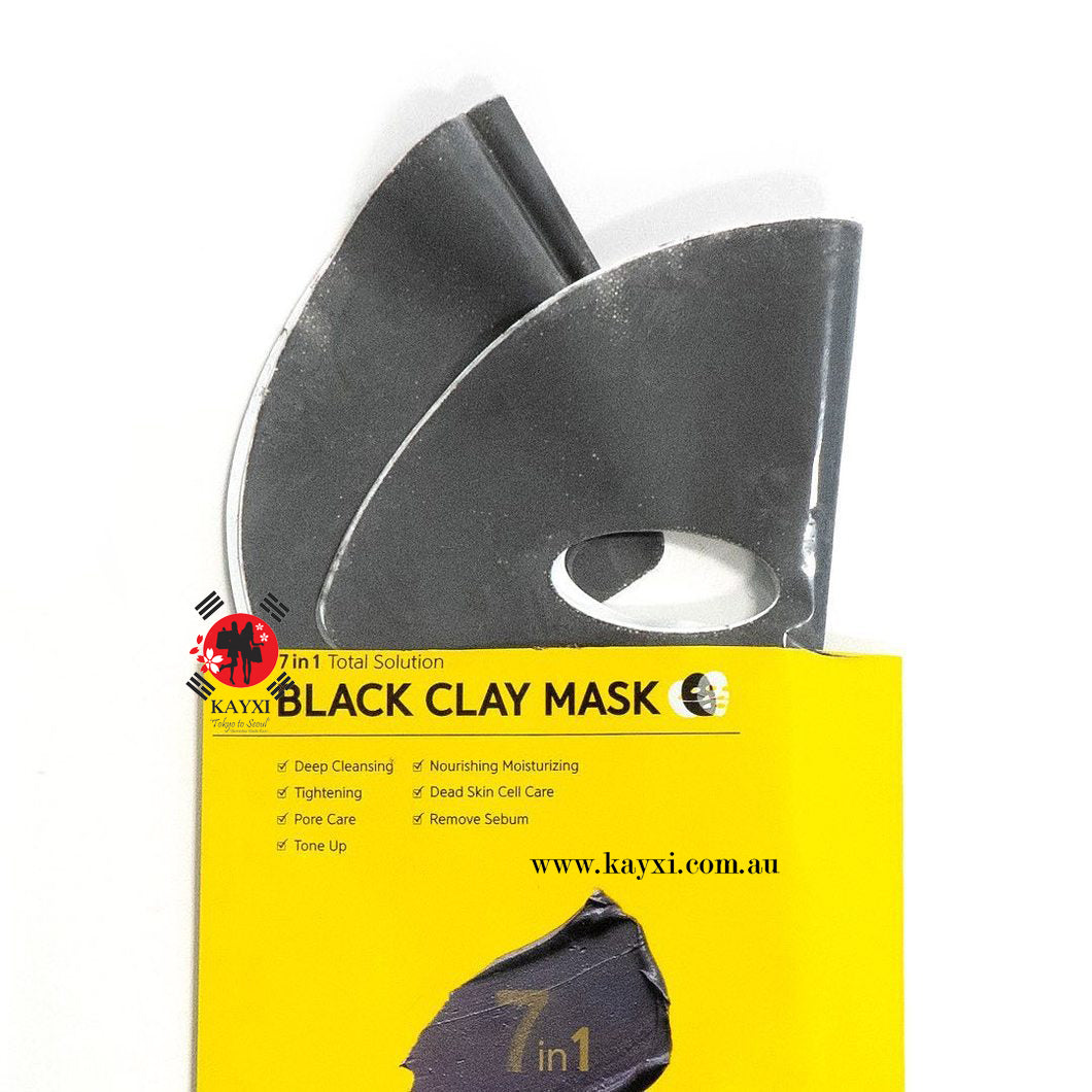 [BARULAB] Black Clay Mask 7 in 1 Solution 1 Sheet / 18g