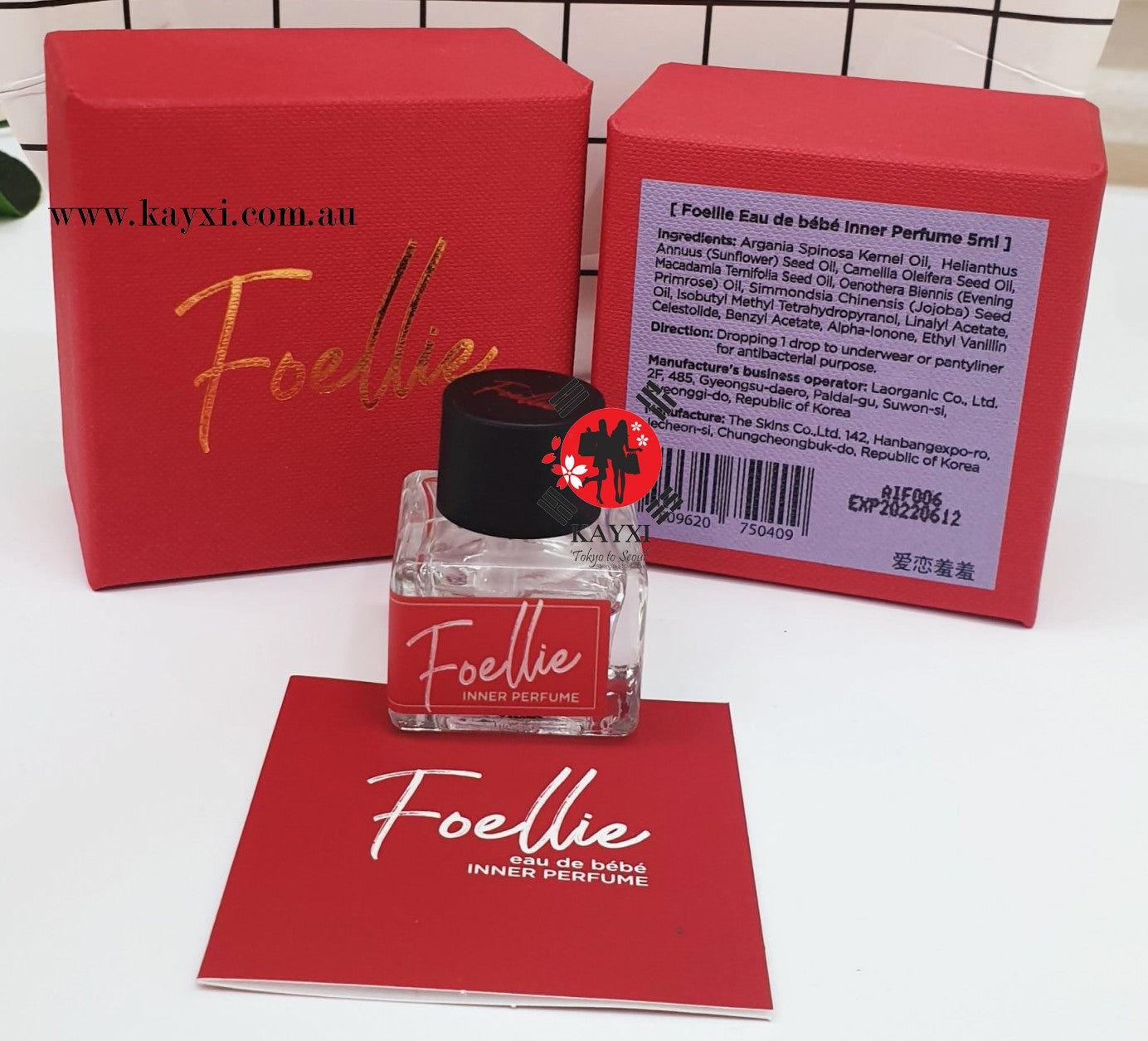 [FOELLIE] Feminine Hygiene  Eau de Bebe Inner Perfume 5ml