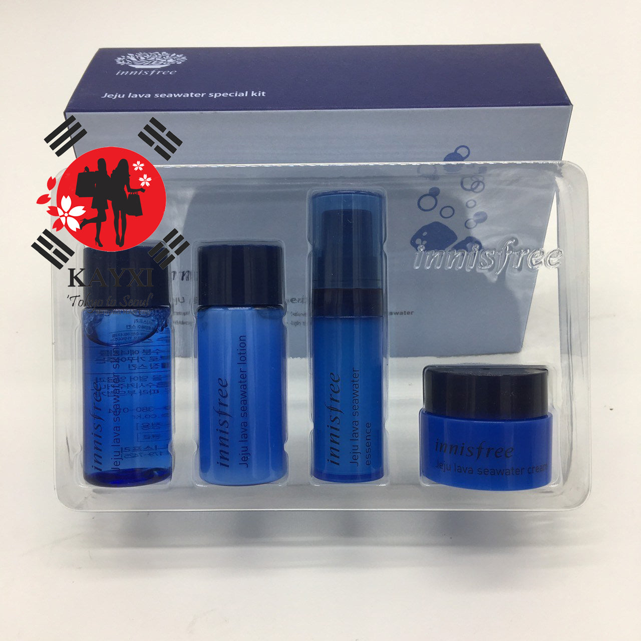 [INNISFREE] Jeju Lava Seawater Special Kit Mini 4 Items Kit Total 75ml