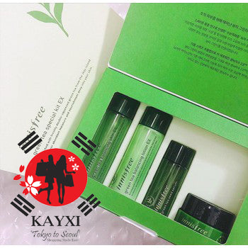 [INNISFREE] Green Tea Special Kit EX Mini 4 Items Kit Total 75ml
