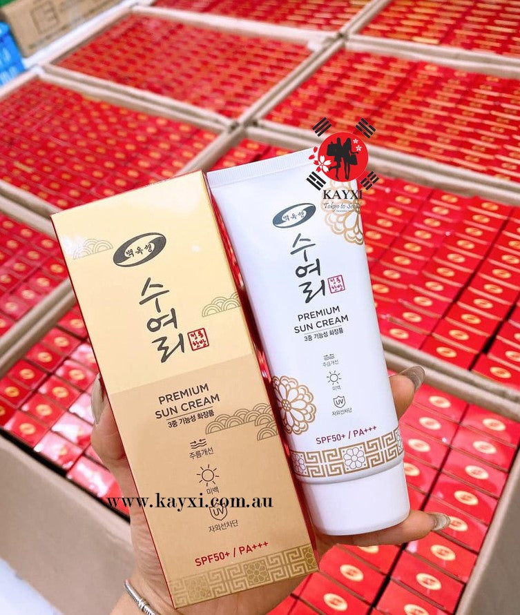 [수여리 SUYEO-RI] PREMIUM SUN CREAM SPF50+ PA+++ 60ml